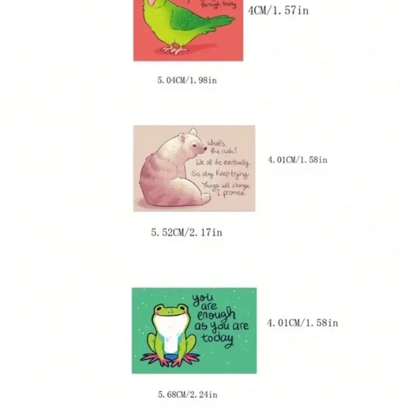 60 Multicolor positive uplifting message vinyl stickers decor laptop cup helmet - Picture 2 of 7